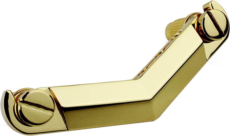 guyker Guitar Stop Bar Tailpiece with Anchors and Studs Replacement Part Compatible with Les Paul LP SG Style 6 String Electric Guitar - GK21, Golden - Image 3